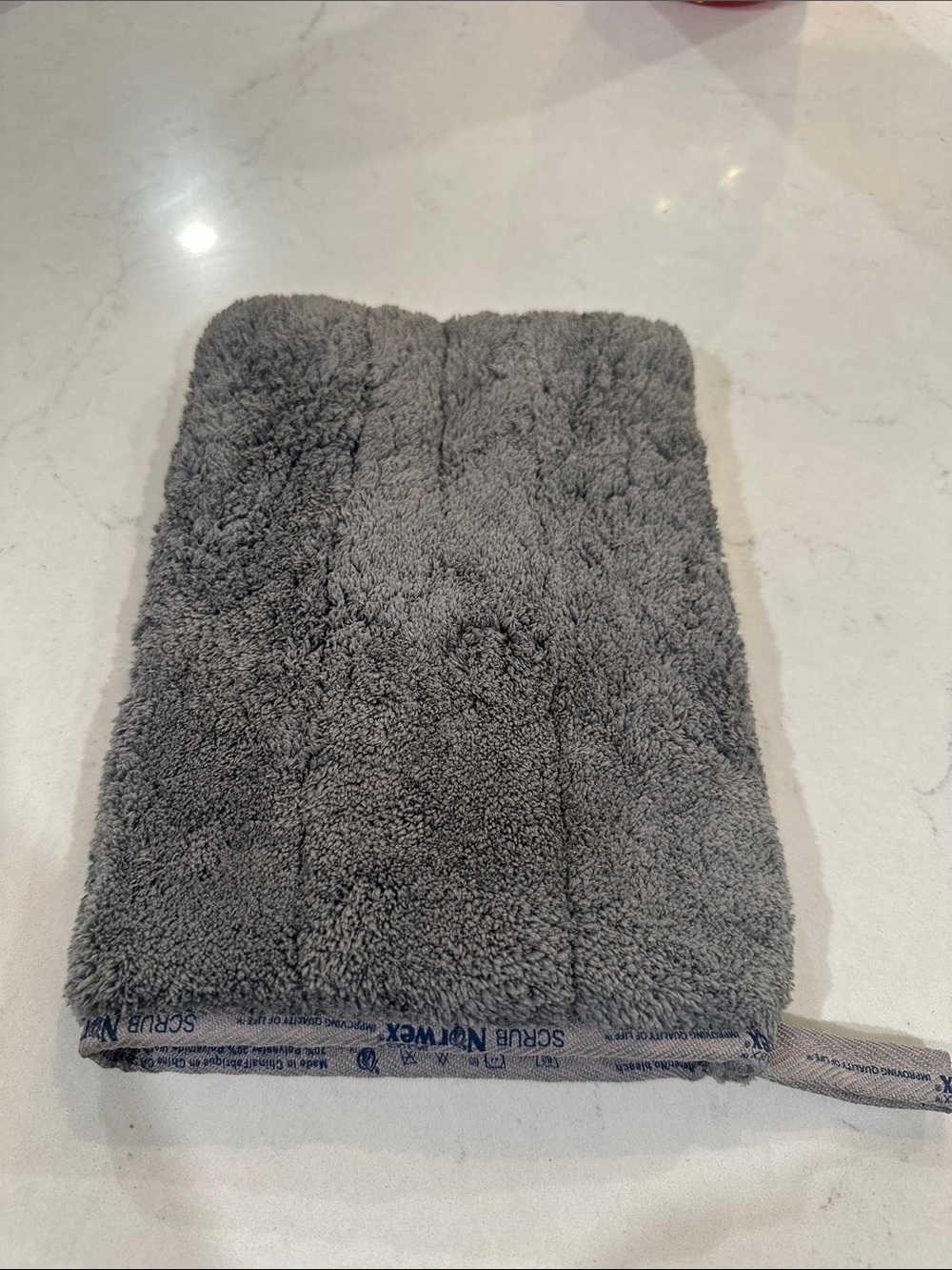 Norwex Gray Microfiber Scrub Mitt
